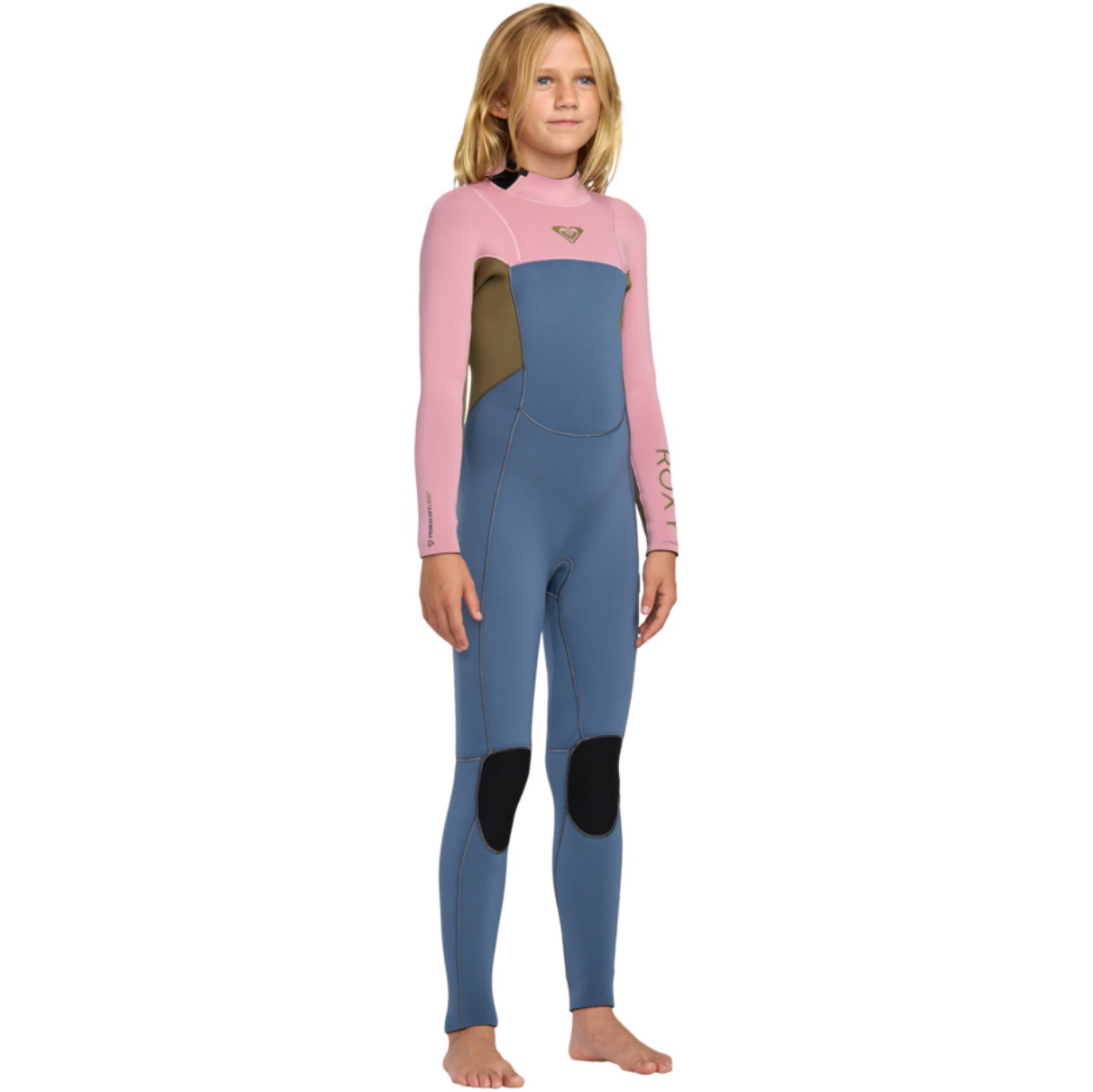 2026 Roxy Junior Prologue+ 3/2mm Back Zip Wetsuit 26RW213506 - Ash